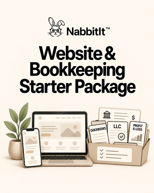 STARTER PACKAGE: Website & Bookkeeping