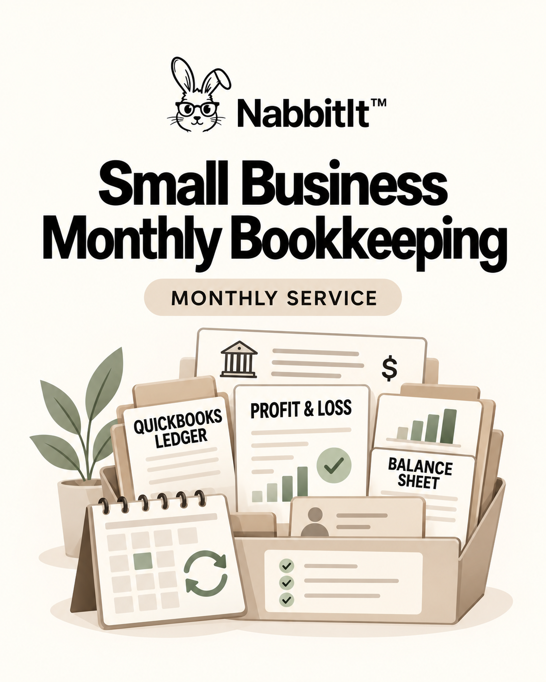 Small Business Monthly Bookkeeping